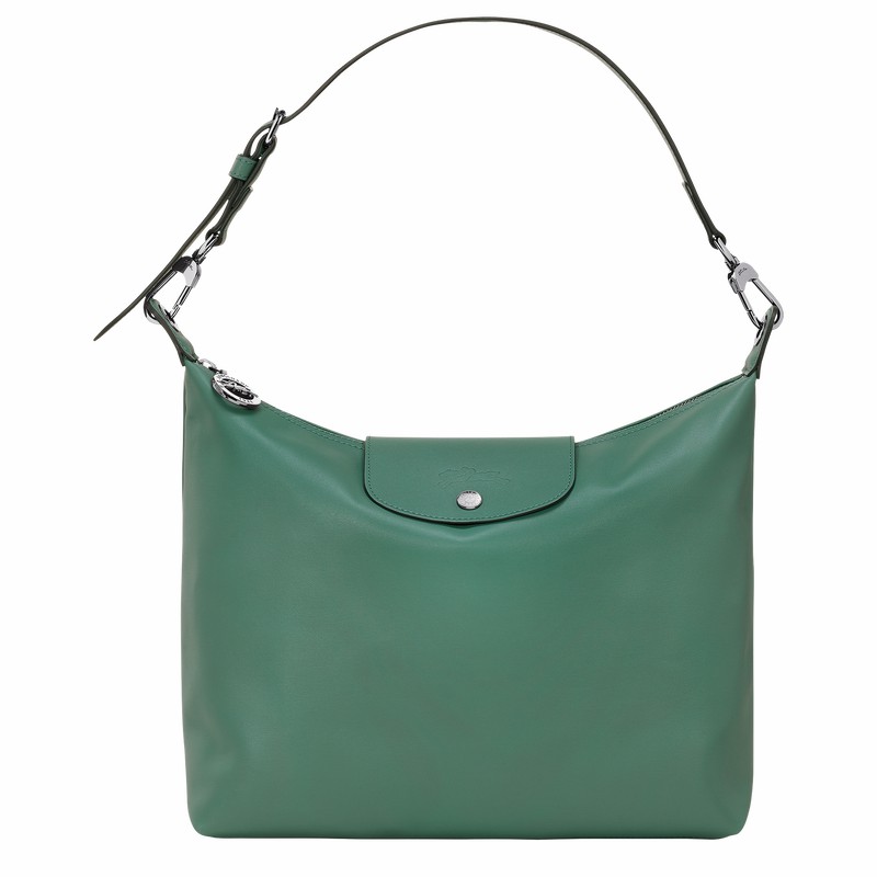 Sac Hobo Longchamp Le Pliage Xtra M Femme Vert Olive Soldes | 10189987D90