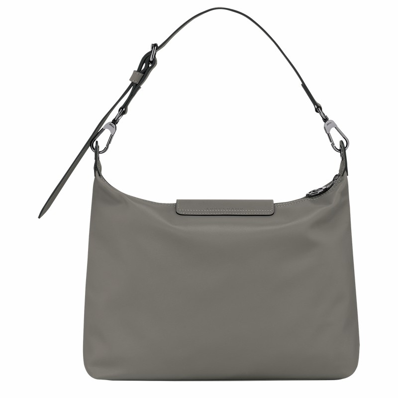 Sac Hobo Longchamp Le Pliage Xtra M Femme Grise Soldes | 10189987P55