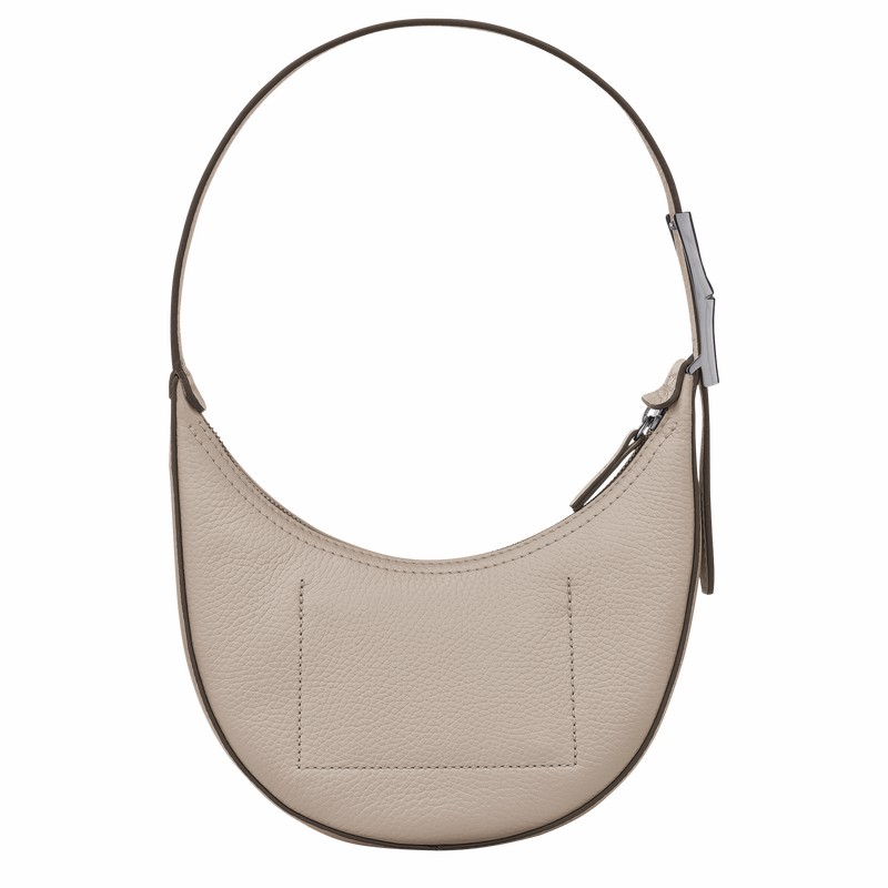 Sac Hobo Longchamp Le Roseau Essential S Femme Grise Soldes | 10217968266