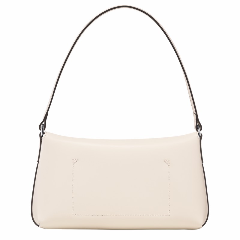 Sac Hobo Longchamp Le Roseau S Femme Blanche Soldes | 10230HCL037