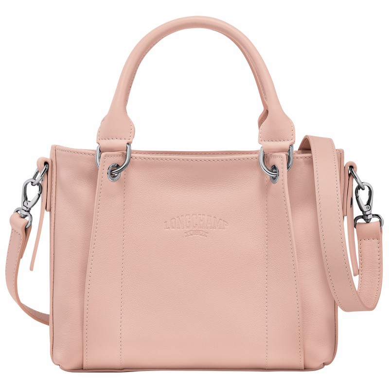 Sac a Main Longchamp 3D S Femme Beige Soldes | 10197HFA542