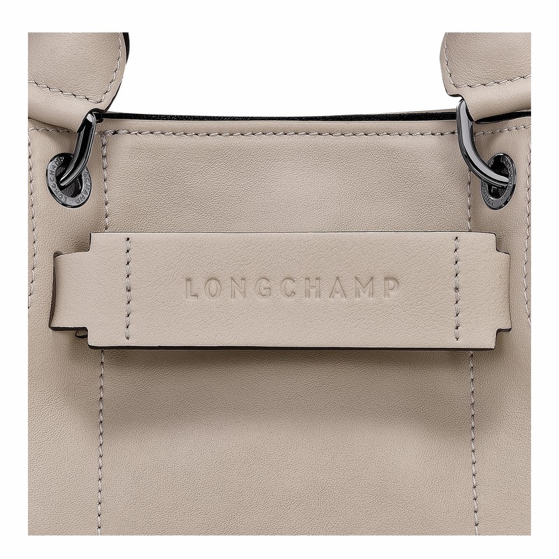 Sac a Main Longchamp 3D XS Femme Grise Soldes | 10254HCV299