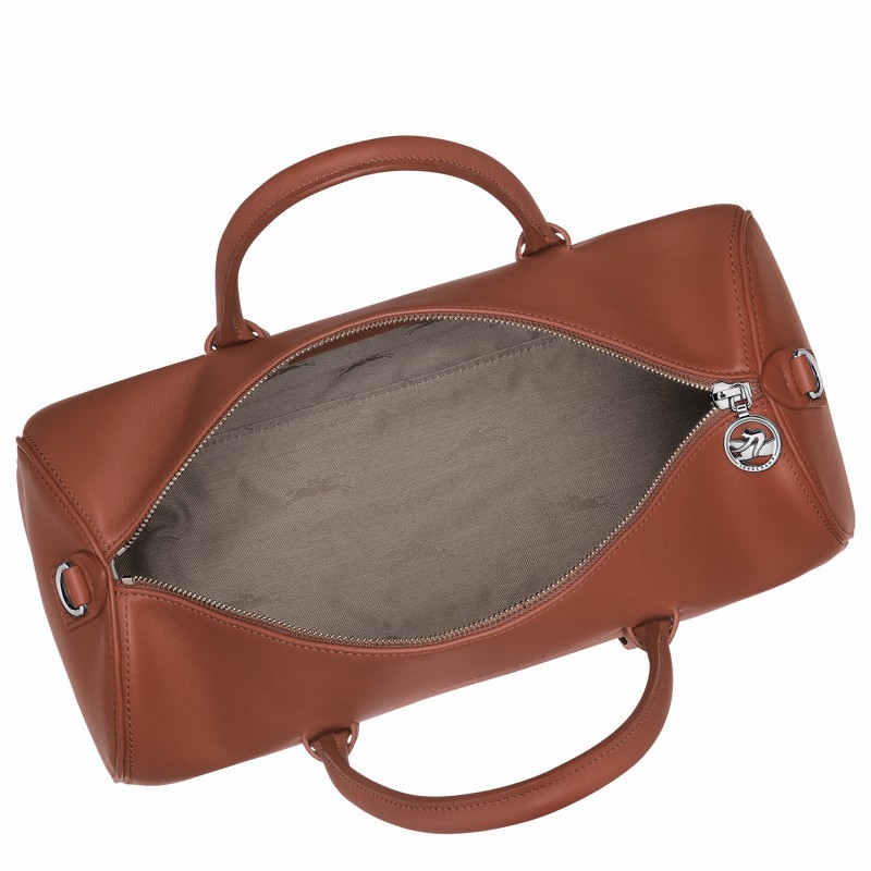 Sac a Main Longchamp Daylong L Femme Marron Soldes | 10282HFK504