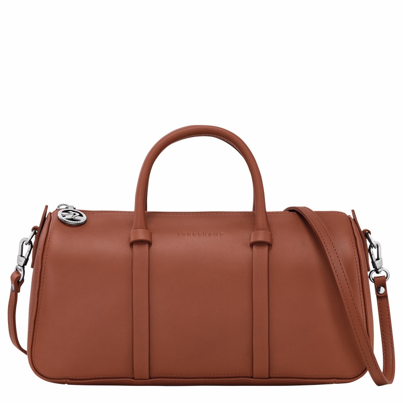 Sac a Main Longchamp Daylong M Femme Marron Soldes | 10271HFK504