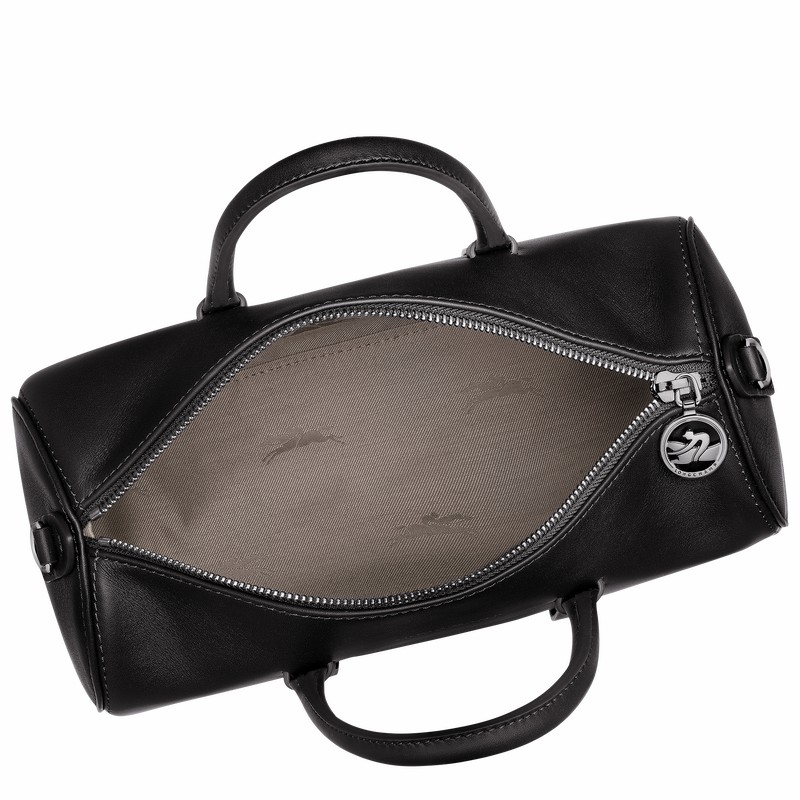 Sac a Main Longchamp Daylong M Femme Noir Soldes | 10271HFK001