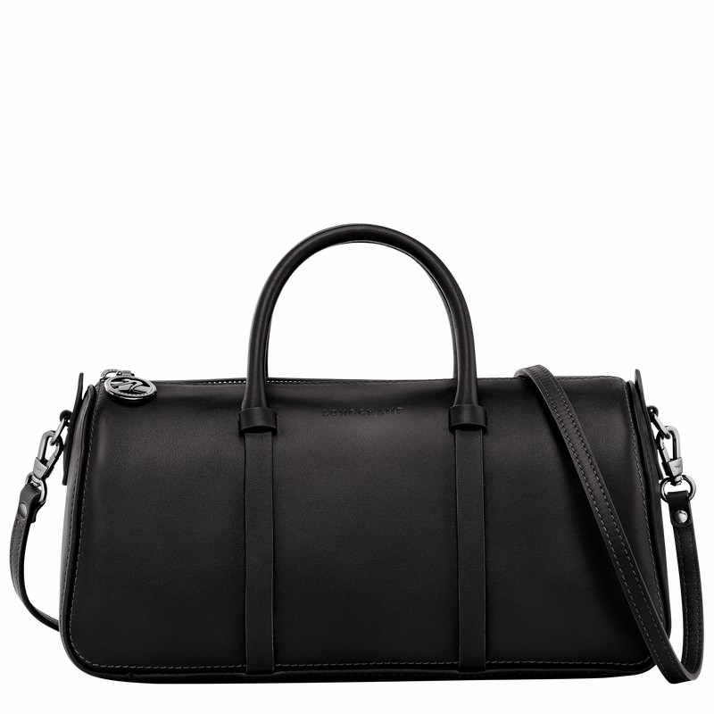 Sac a Main Longchamp Daylong M Femme Noir Soldes | 10271HFK001