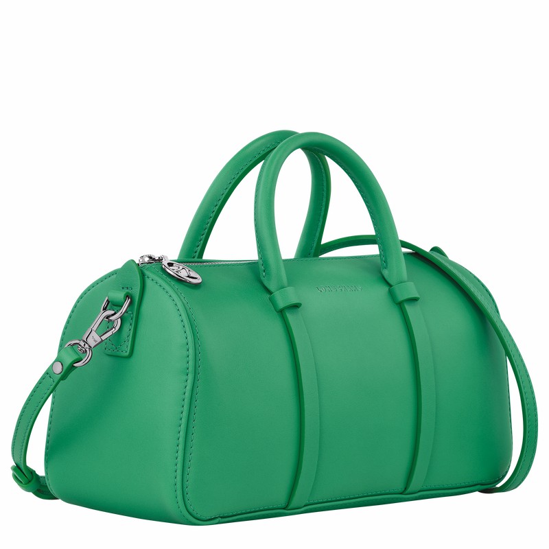 Sac a Main Longchamp Daylong M Femme Vert Soldes | 10271HFK129