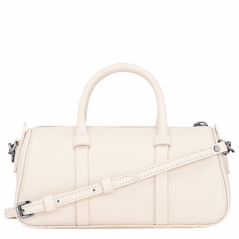 Sac a Main Longchamp Daylong S Femme Blanche Soldes | 10270HFK037