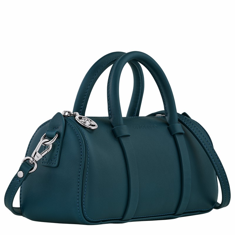 Sac a Main Longchamp Daylong S Femme Bleu Soldes | 10270HFK806