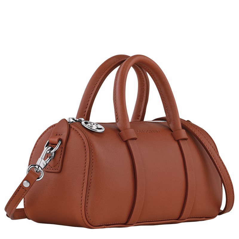 Sac a Main Longchamp Daylong S Femme Marron Soldes | 10270HFK504