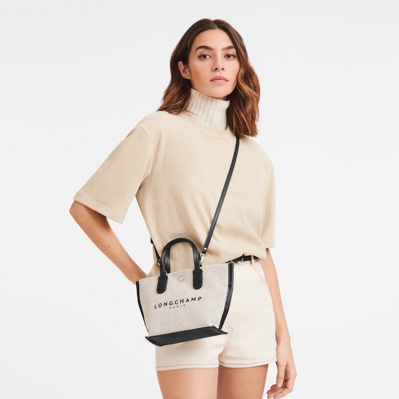 Sac a Main Longchamp Essential XS Femme Blanche Soldes | 10259HSG037