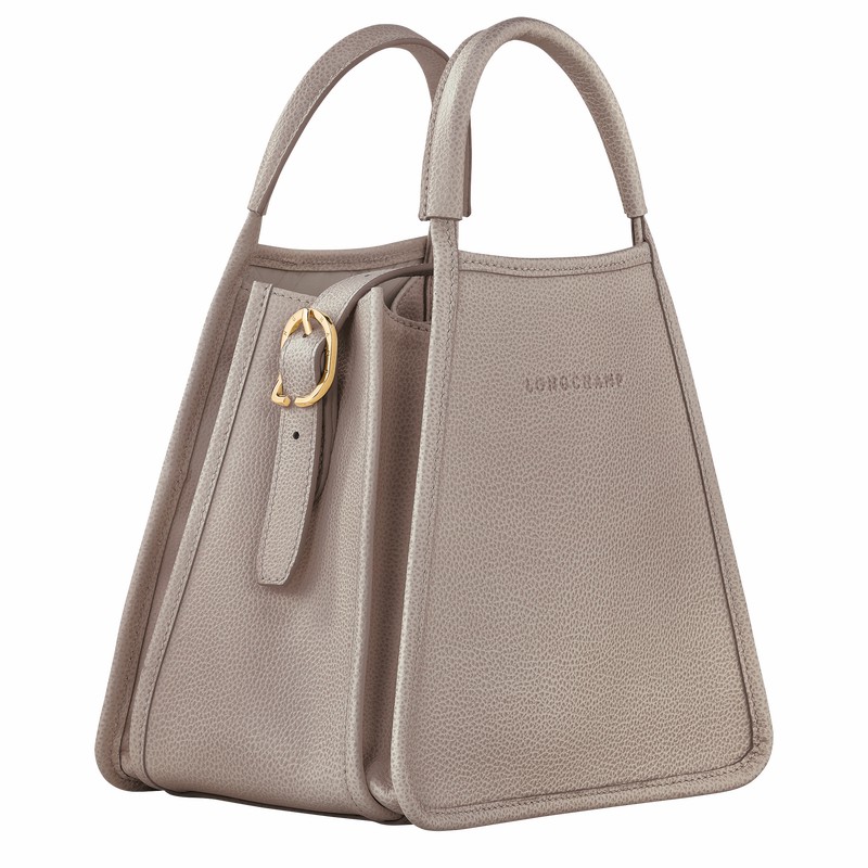 Sac a Main Longchamp Le FOULONNÉ S Femme Grise Soldes | 10233021P55