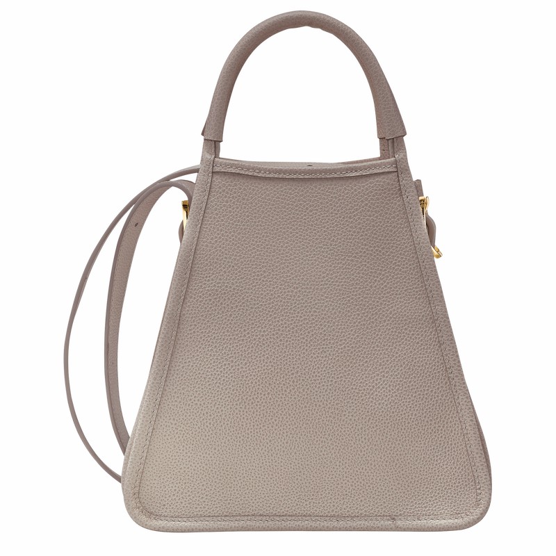 Sac a Main Longchamp Le FOULONNÉ S Femme Grise Soldes | 10233021P55