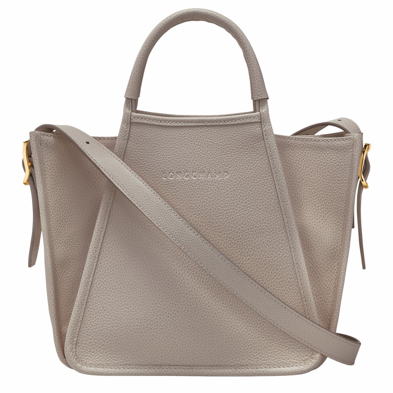 Sac a Main Longchamp Le FOULONNÉ S Femme Grise Soldes | 10233021P55