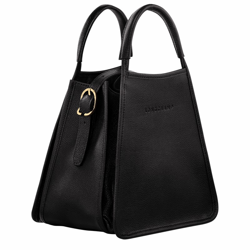 Sac a Main Longchamp Le FOULONNÉ S Femme Noir Soldes | 10233021001