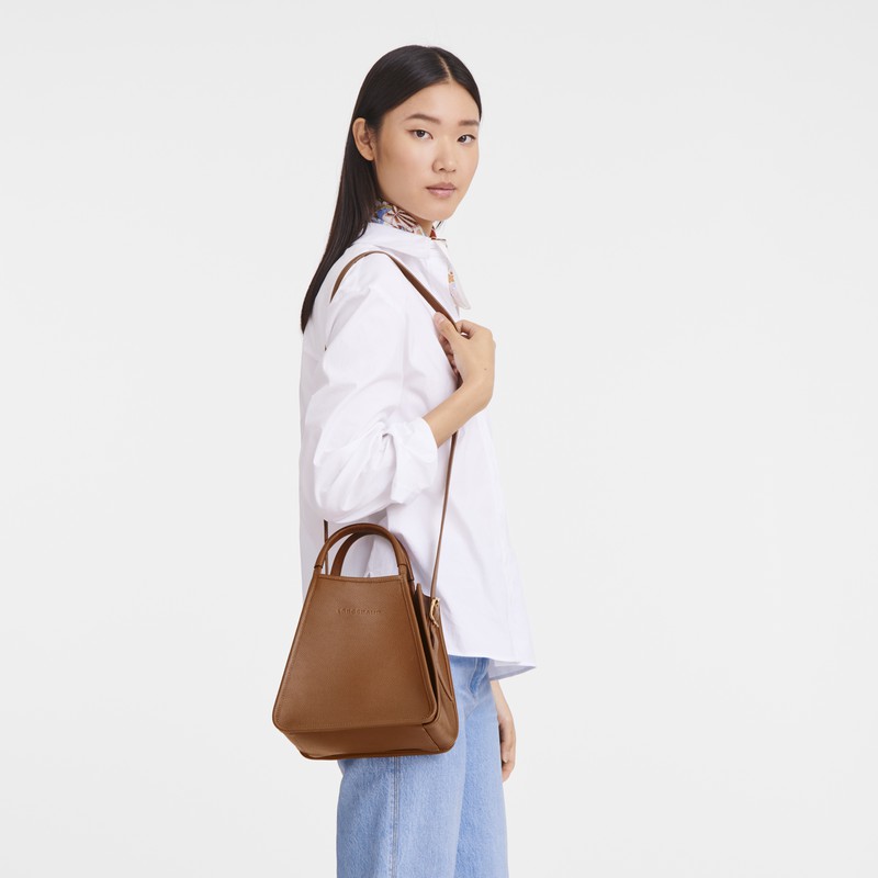 Sac a Main Longchamp Le FOULONNÉ S Femme Caramel Soldes | 10233021121