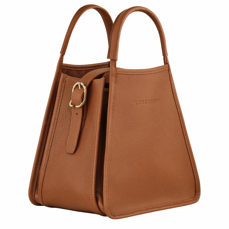 Sac a Main Longchamp Le FOULONNÉ S Femme Caramel Soldes | 10233021121