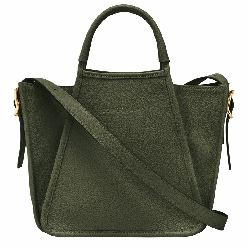 Sac a Main Longchamp Le FOULONNÉ S Femme Kaki Soldes | 10233021892