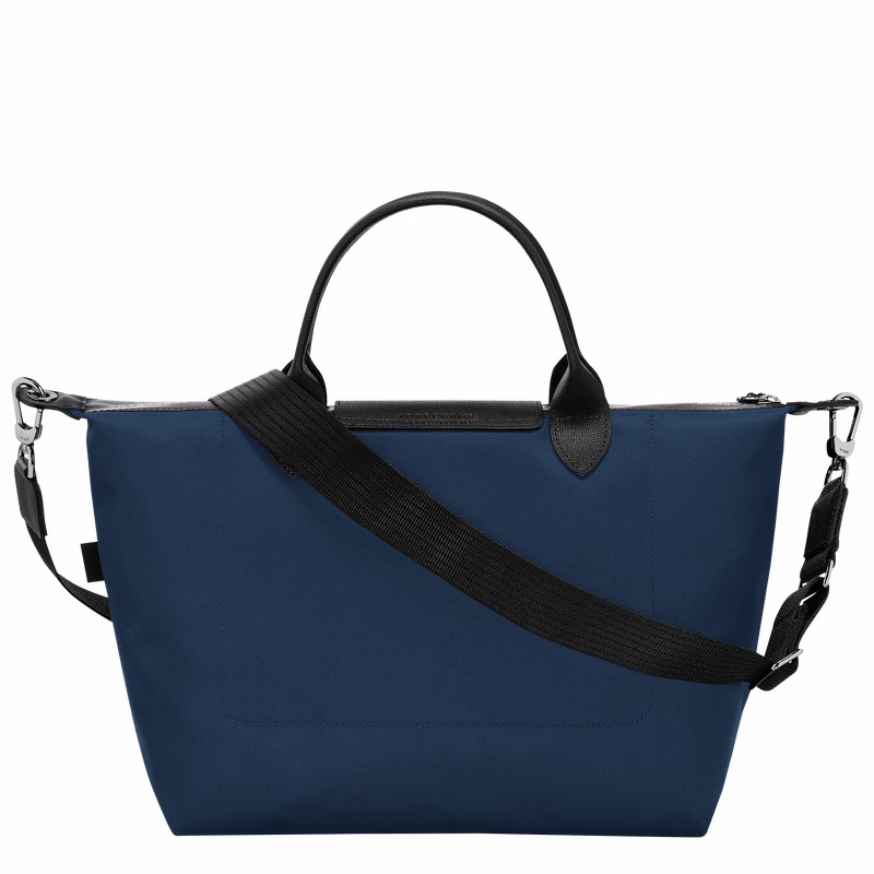 Sac a Main Longchamp Le Pliage Energy L Femme Bleu Marine Soldes | L1515HSR006