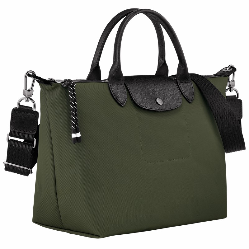 Sac a Main Longchamp Le Pliage Energy L Femme Kaki Soldes | L1515HSR892