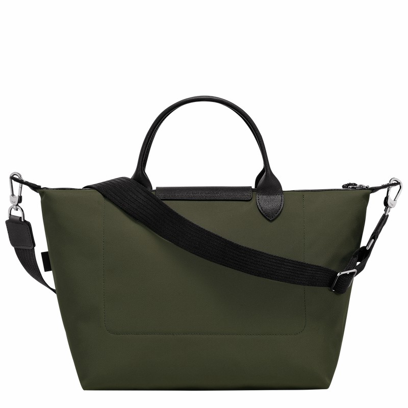 Sac a Main Longchamp Le Pliage Energy L Femme Kaki Soldes | L1515HSR892