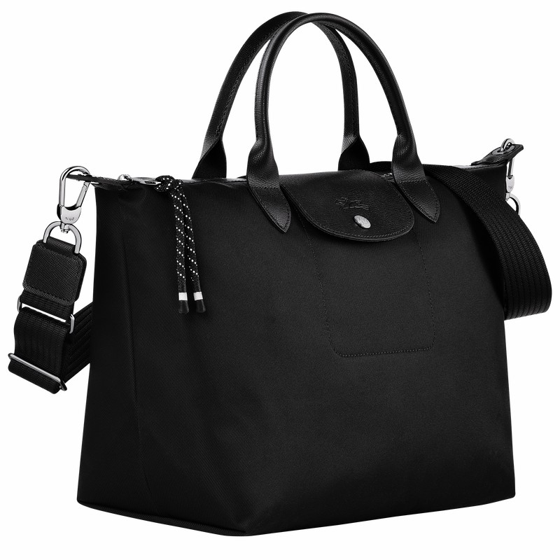 Sac a Main Longchamp Le Pliage Energy L Femme Noir Soldes | L1515HSR001