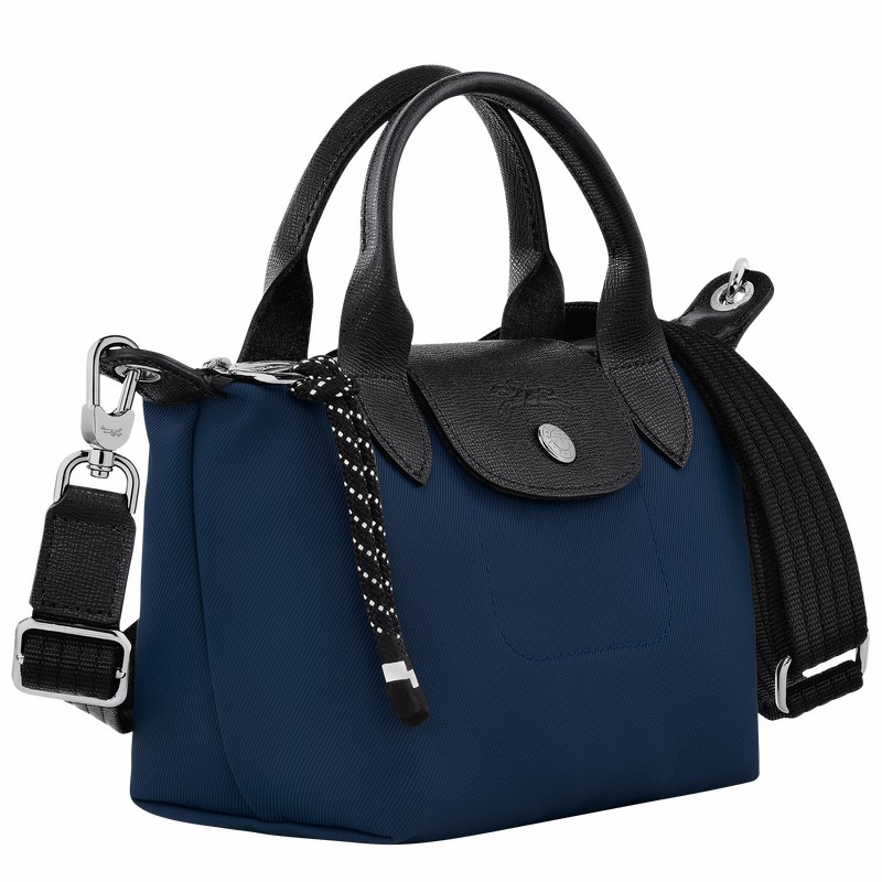 Sac a Main Longchamp Le Pliage Energy XS Femme Bleu Marine Soldes | L1500HSR006