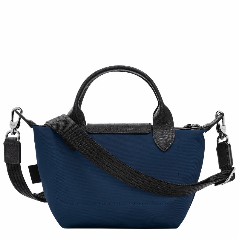 Sac a Main Longchamp Le Pliage Energy XS Femme Bleu Marine Soldes | L1500HSR006