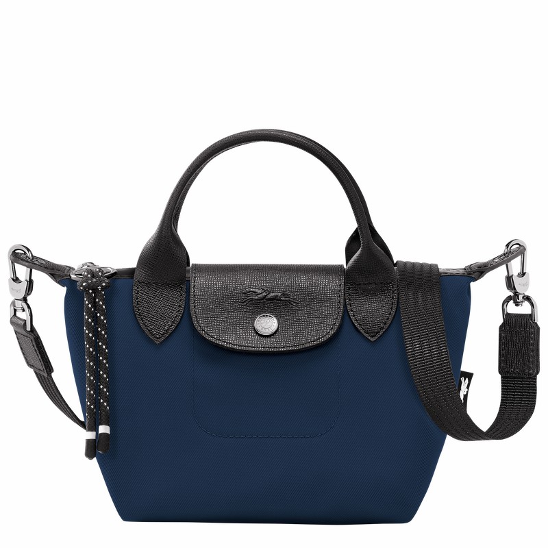 Sac a Main Longchamp Le Pliage Energy XS Femme Bleu Marine Soldes | L1500HSR006