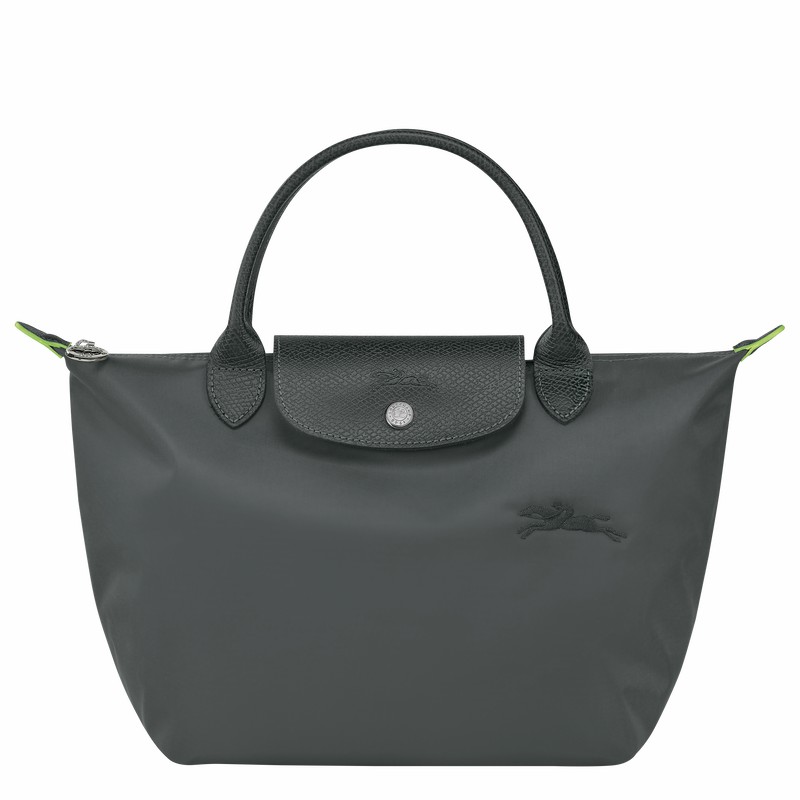 Sac a Main Longchamp Le Pliage Green S Femme Grise Foncé Soldes | L1621919P66