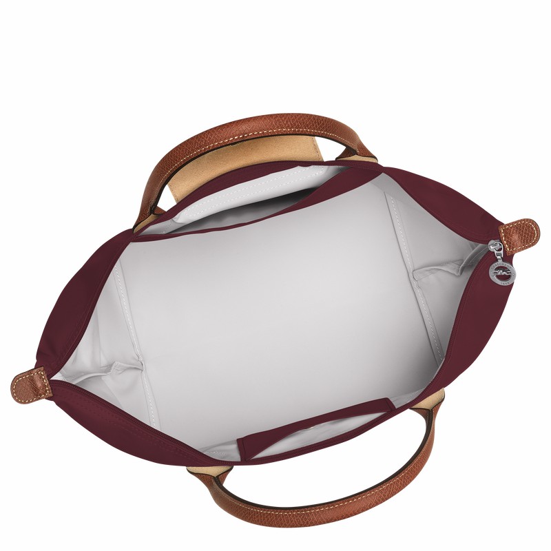 Sac a Main Longchamp Le Pliage Original M Femme Bordeaux Soldes | L1623089P87