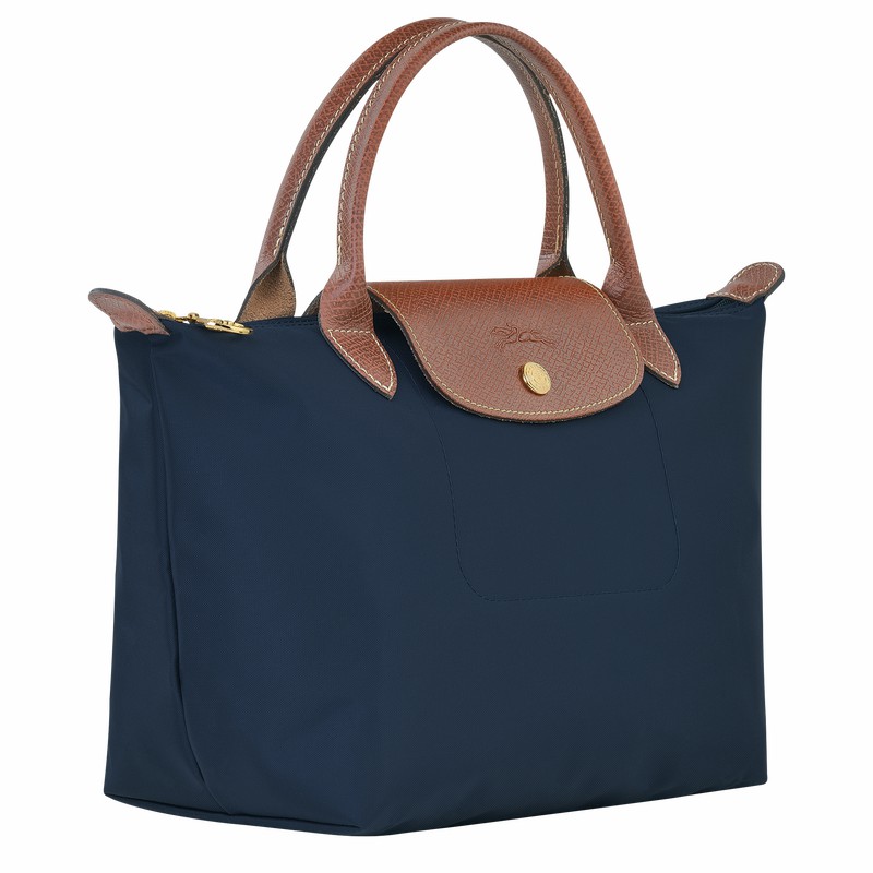 Sac a Main Longchamp Le Pliage Original S Femme Bleu Marine Soldes | L1621089P68