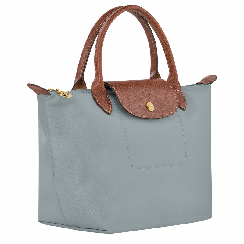 Sac a Main Longchamp Le Pliage Original S Femme Grise Soldes | L1621089P80