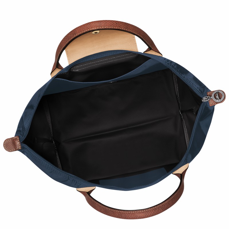 Sac a Main Longchamp Le Pliage Original M Femme Bleu Marine Soldes | L1623089P68