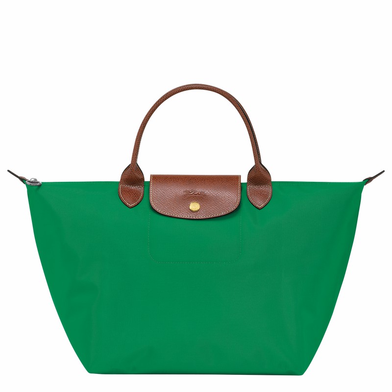 Sac a Main Longchamp Le Pliage Original M Femme Vert Soldes | L1623089P88