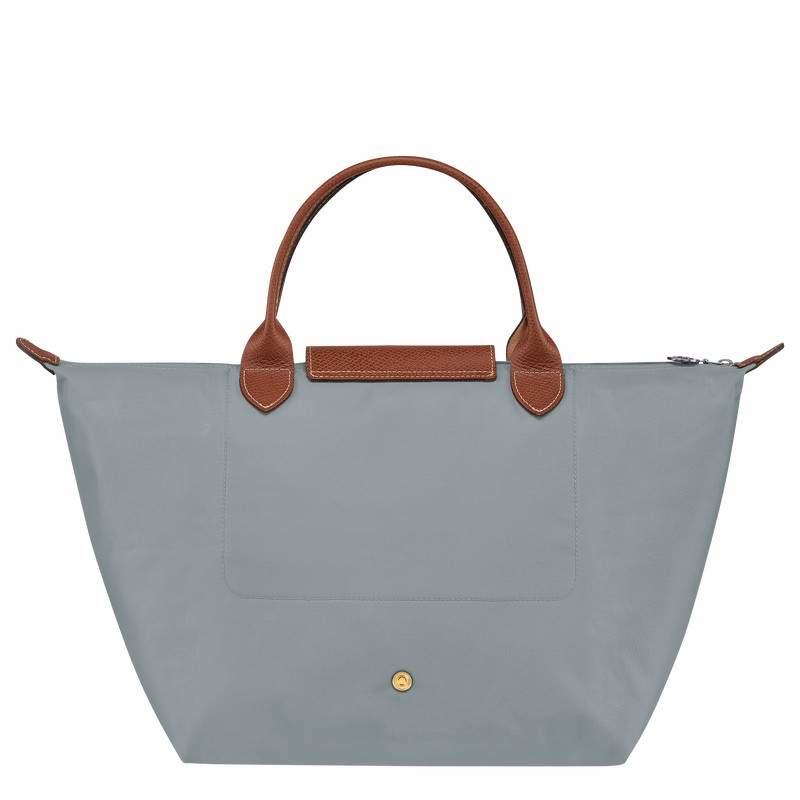 Sac a Main Longchamp Le Pliage Original M Femme Grise Soldes | L1623089P80