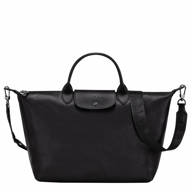 Sac a Main Longchamp Le Pliage Xtra L Homme Noir Soldes | 10201987001-