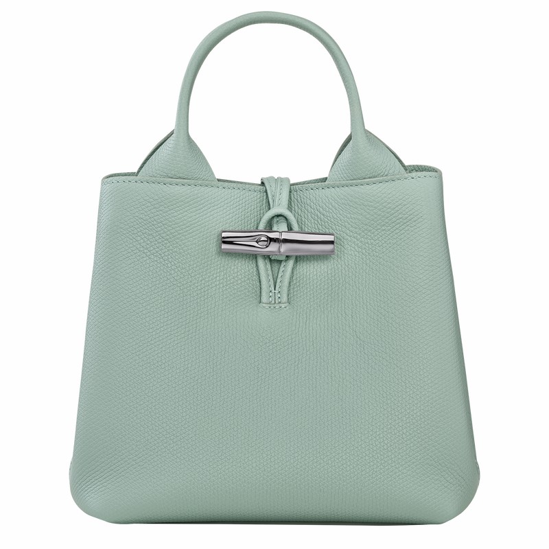 Sac a Main Longchamp Le Roseau S Femme Céladon Soldes | 10273HFP282