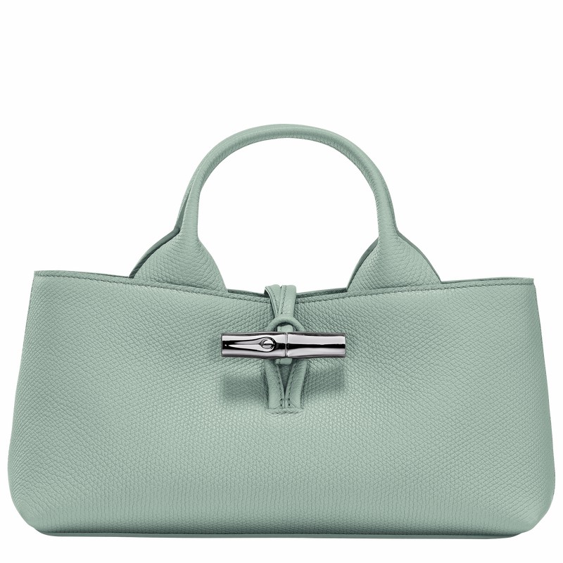 Sac a Main Longchamp Le Roseau S Femme Céladon Soldes | 10280HFP282