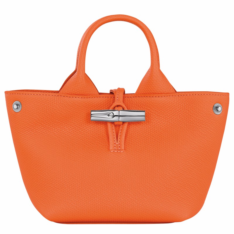 Sac a Main Longchamp Le Roseau XS Femme Orange Soldes | 10278HFP017