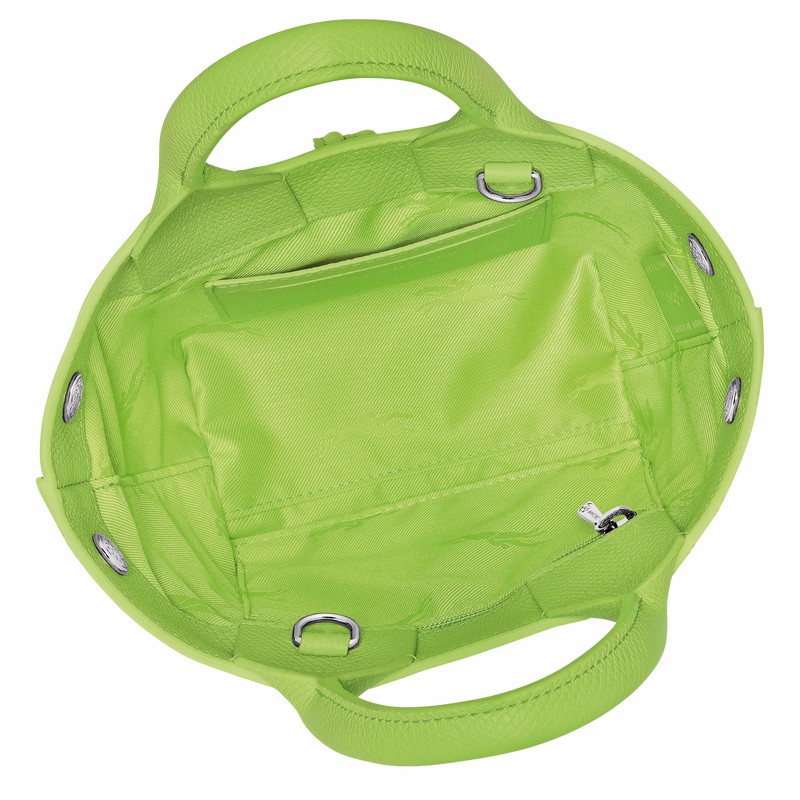 Sac a Main Longchamp Le Roseau XS Femme Vert Soldes | 10278HFP355