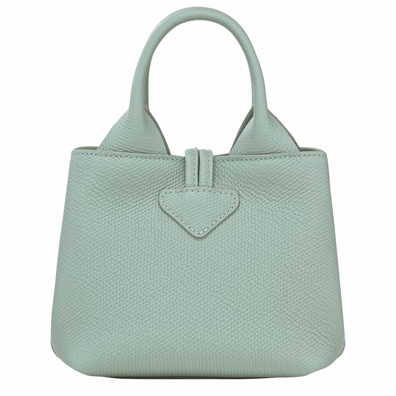 Sac a Main Longchamp Le Roseau XS Femme Céladon Soldes | 10278HFP282