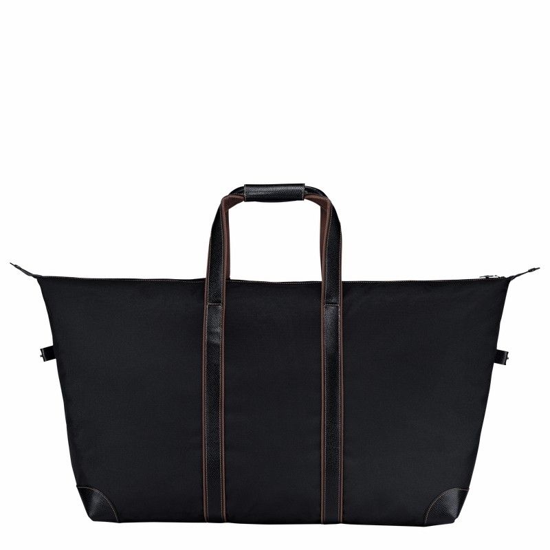 Sac de Voyage Longchamp Boxford L Femme Noir Soldes | L1223080001