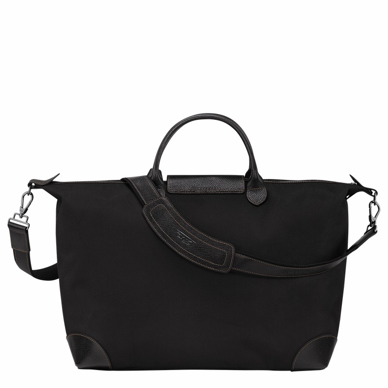 Sac de Voyage Longchamp Boxford S Femme Noir Soldes | L1624080001