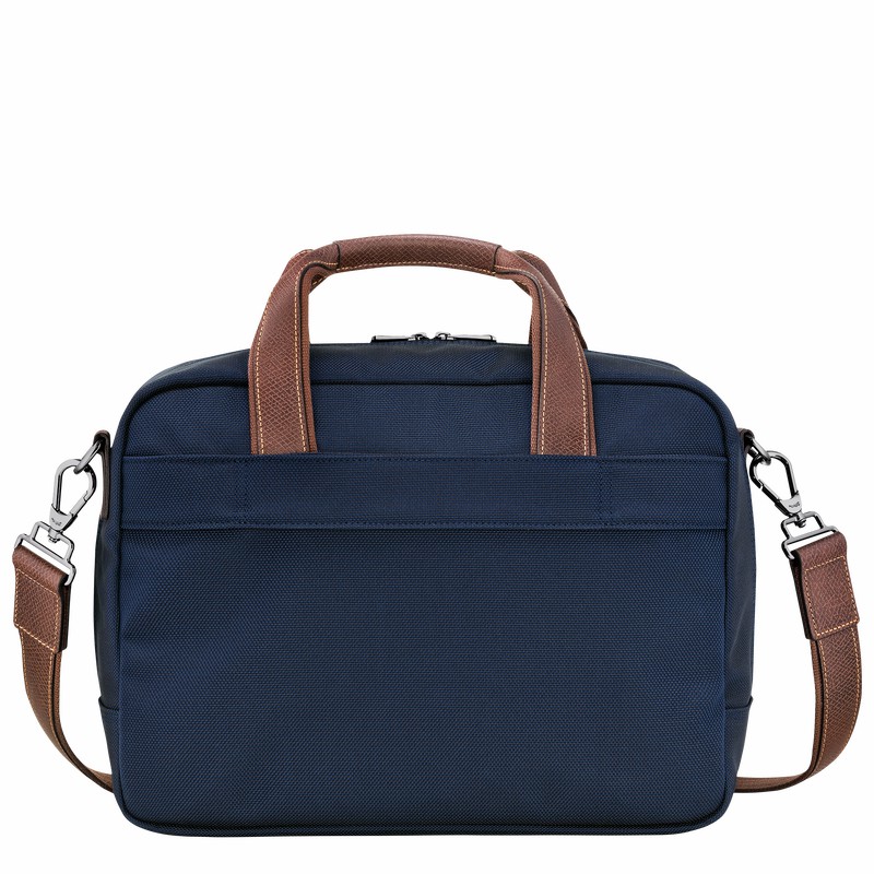 Sac de Voyage Longchamp Boxford S Femme Bleu Soldes | L1658080127