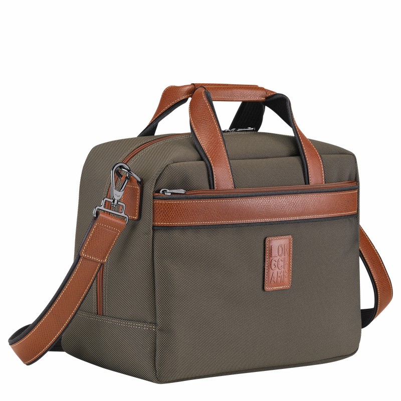 Sac de Voyage Longchamp Boxford S Homme Marron Soldes | L1658080042-