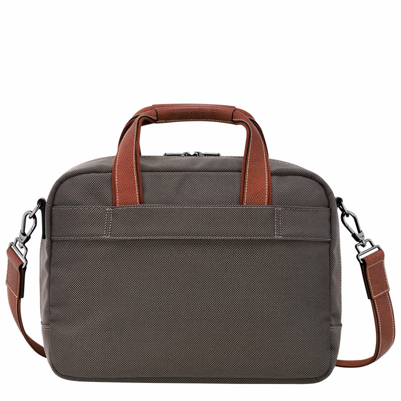 Sac de Voyage Longchamp Boxford S Homme Marron Soldes | L1658080042-