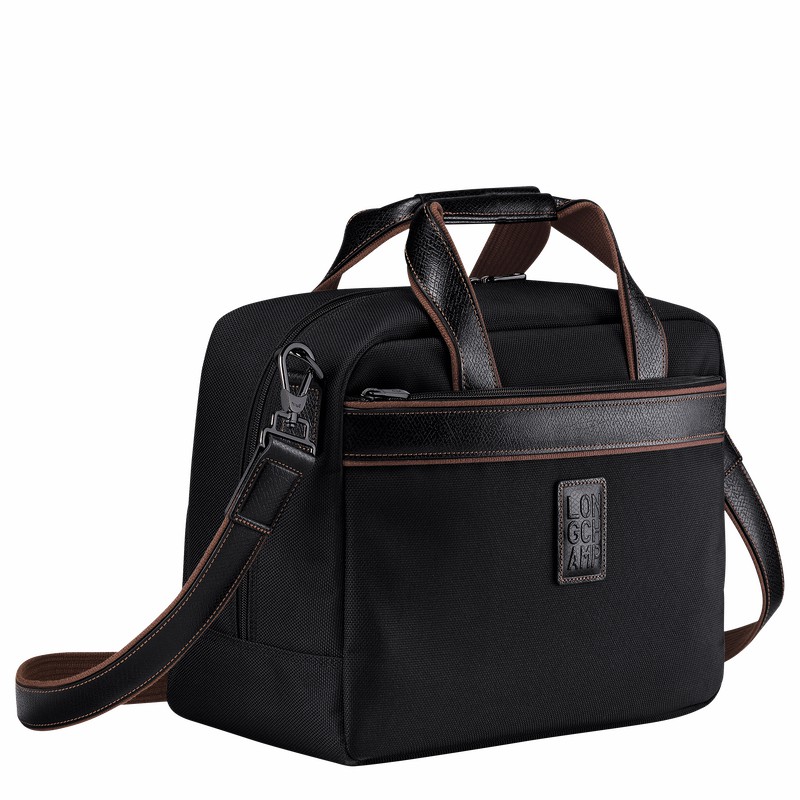 Sac de Voyage Longchamp Boxford S Homme Noir Soldes | L1658080001-