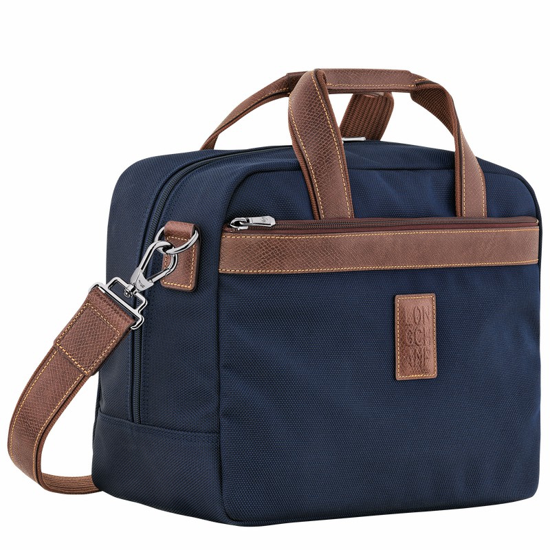 Sac de Voyage Longchamp Boxford S Homme Bleu Soldes | L1658080127-