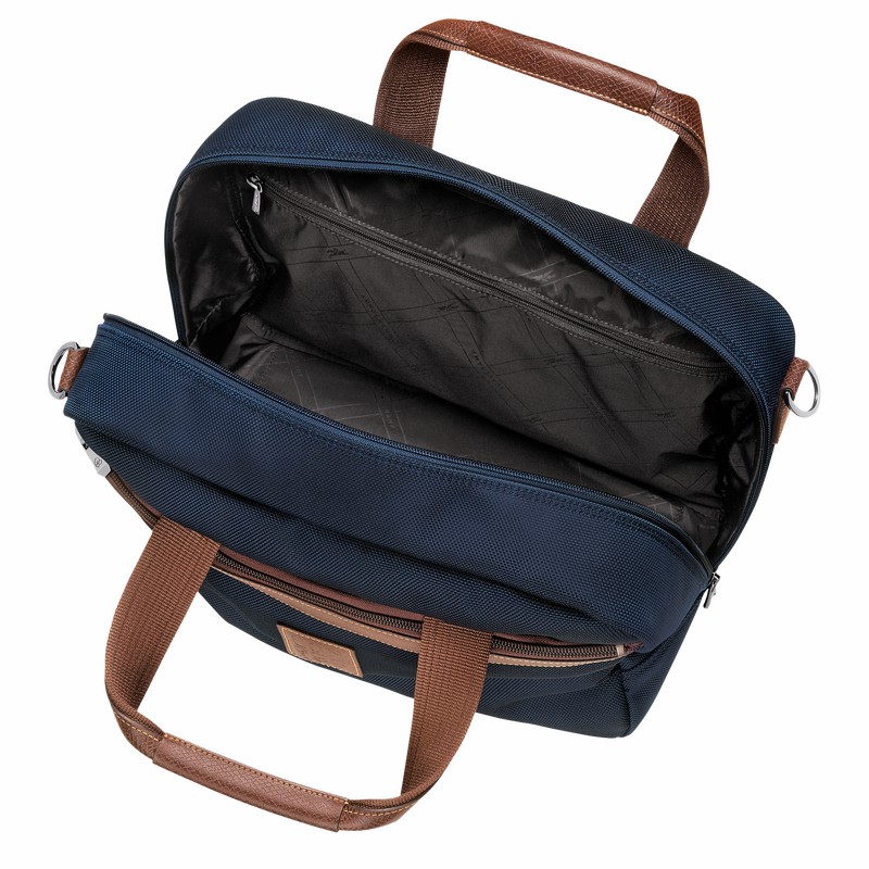 Sac de Voyage Longchamp Boxford S Homme Bleu Soldes | L1658080127-